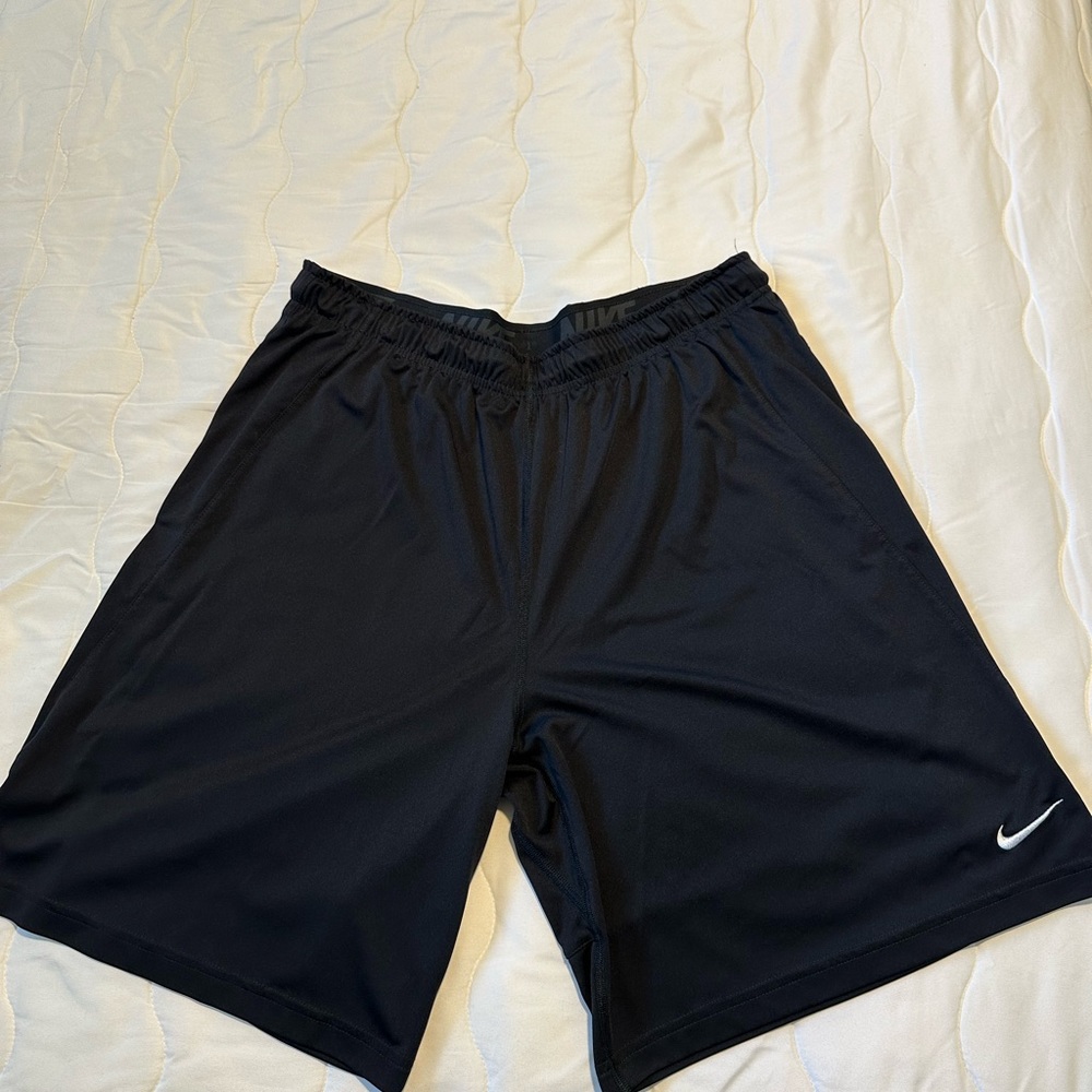 Men’s black Nike Dri Fit training shorts